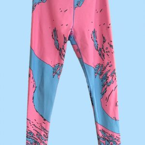 Marbled Geography Leggings